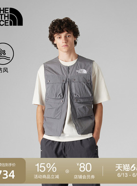 北面UE设计师款男防风马甲多口袋机能户外夏款TheNorthFace|8CKG