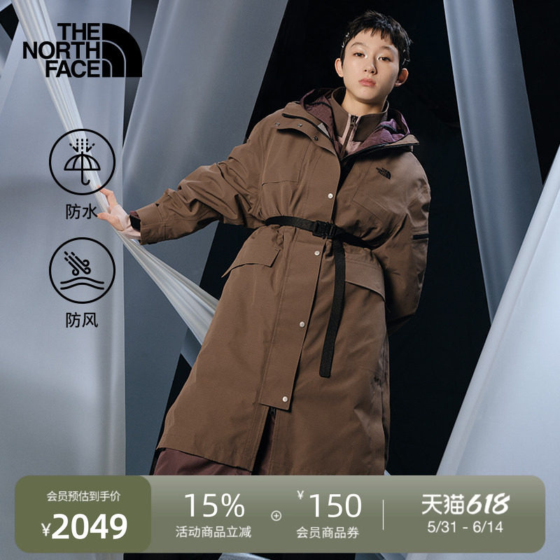 北面UE女防水冲锋衣外套