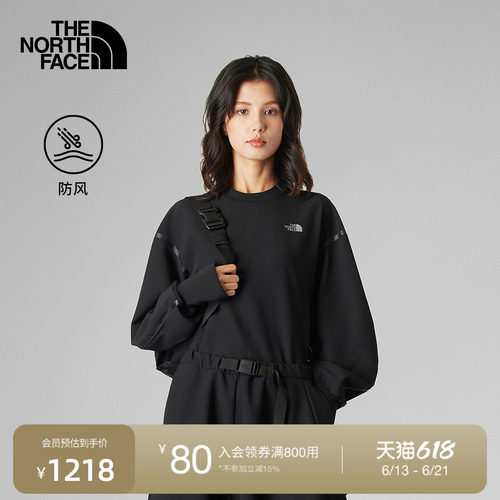北面UE设计师款女A字防风卫衣