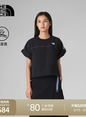 北面UE女短袖T恤防泼水户外宽松A字春夏款TheNorthFace|8CJ8