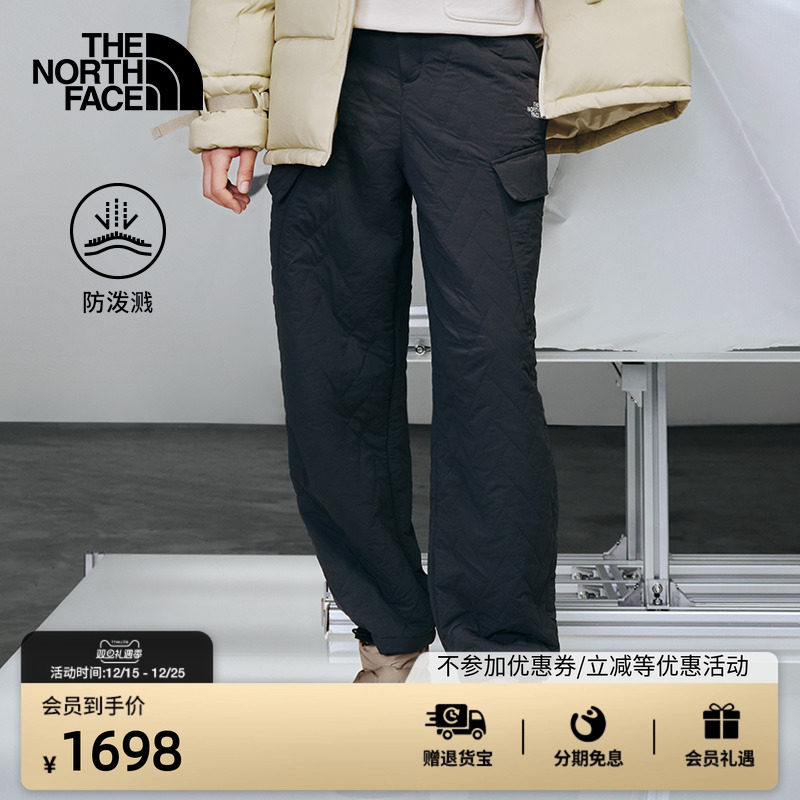 北面UE设计师款女防泼水夹棉长裤