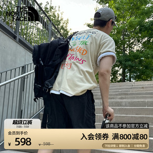 北面UE設計師款 T恤休閑透氣戶外夏新款 TheNorthFace 8CKS 男短袖