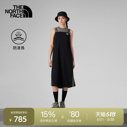 北面UE设计师款女防泼水连衣裙