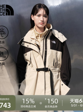 北面UE女冲锋衣A字廓形宽松硬壳外套防水户外TheNorthFace|8CJ0