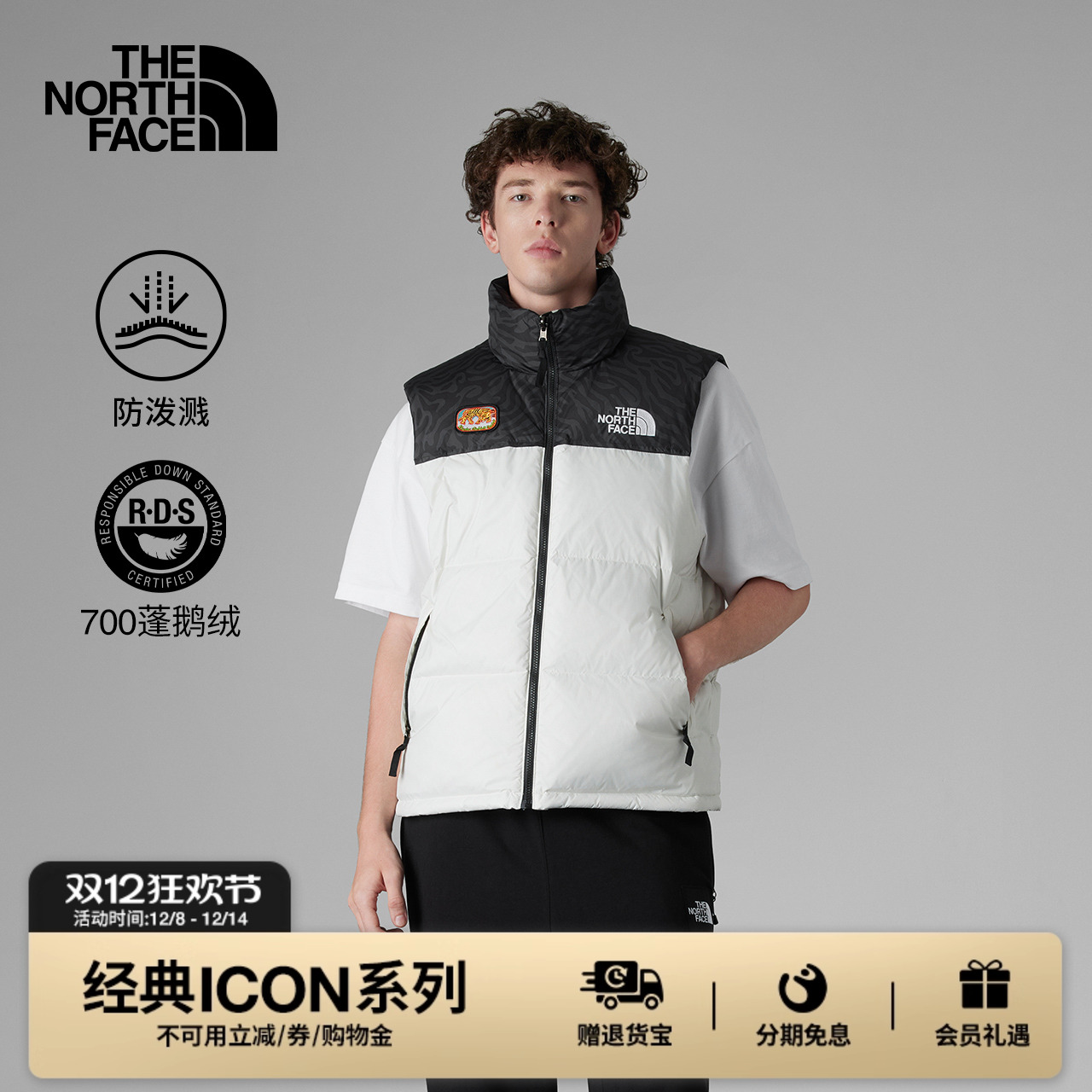 北面UE96NUPTSEICON羽绒背心