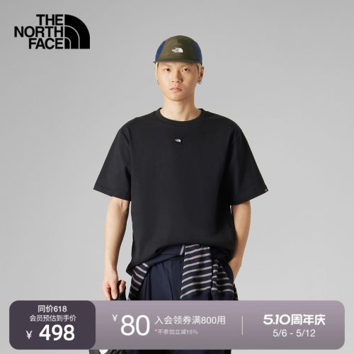 北面UE男重磅纯棉舒适短袖T恤