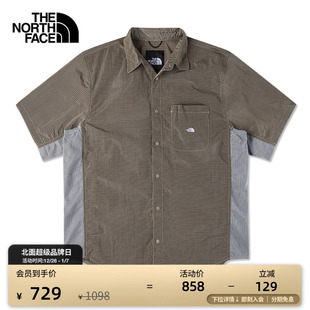 TheNorthFace 防泼水户外新款 8CKH 衬衫 北面UE男短袖