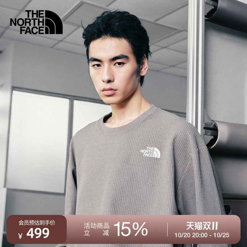 北面UE设计师款华夫格长袖T恤男舒适休闲户外TheNorthFace|8E1W
