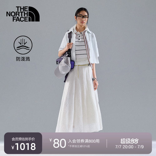 北面UE设计师款女短袖POLO衬衫