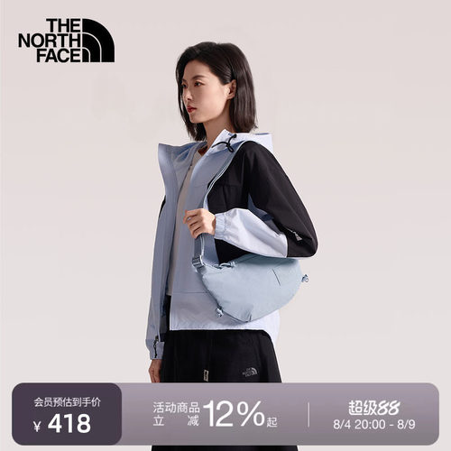 北面女单肩背包饺子包斜挎包