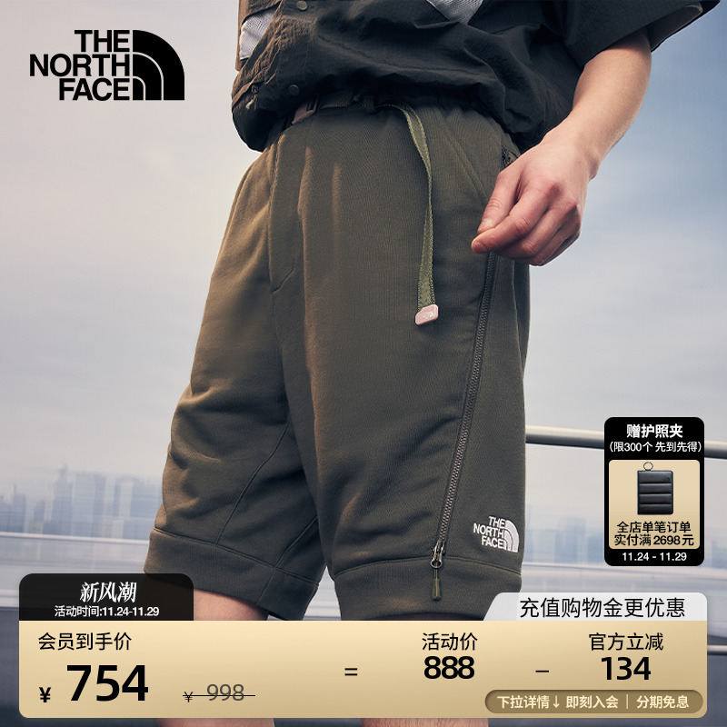 北面UE设计师款男宽松运动短裤