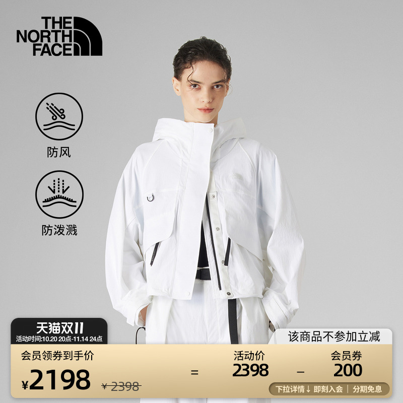 北面UE设计师款女A字形防风夹克