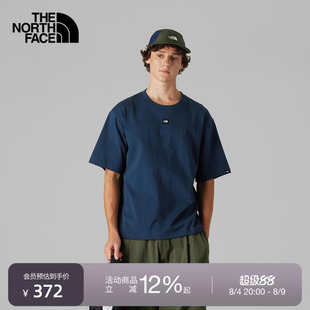 北面UE男短袖T恤重磅纯棉宽松舒适城市户外休闲TheNorthFace|8BTV