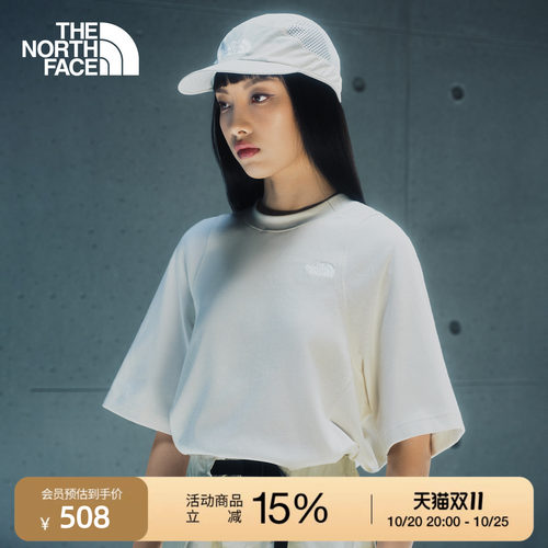 北面UE设计师款女透气短袖T恤