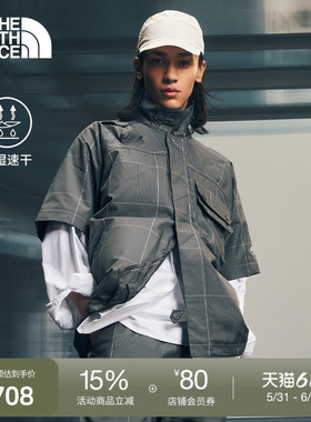 【李昀锐同款】北面UE设计师款速干短袖衬衫 TheNorthFace|8CKJ