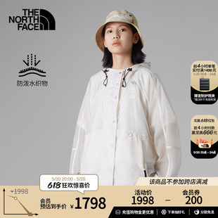 89TT TheNorthFace北面UE先锋设计女防泼水廓形外套户外24春新款