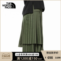 The north face north city floor skirt spring women's Ruffle Skirt 46gc