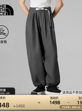 北面UE女设计师款休闲长裤防泼水舒适户外TheNorthFace|8E6N