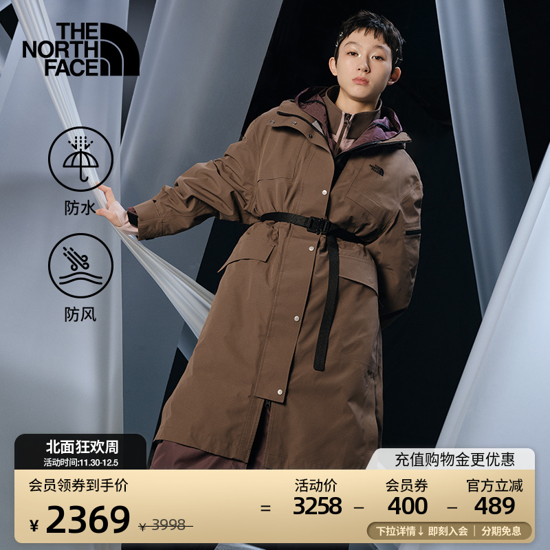 北面UE女防水冲锋衣外套