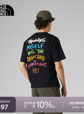 北面UE男女短袖T恤宽松舒适透气城市春夏款户外TheNorthFace