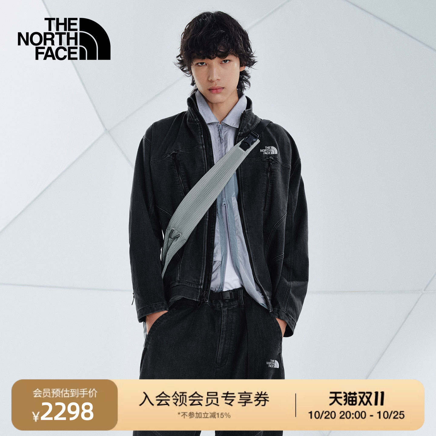 北面UE设计师款男士休闲牛仔夹克外套户外新款TheNorthFace|8HWJ