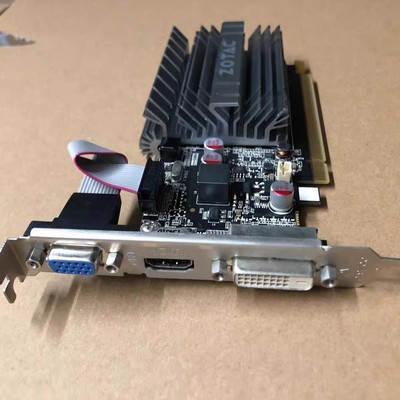 索泰 GT720 2G 显卡DVI HDMI VGA 三接口 超静音家用办公游戏显卡