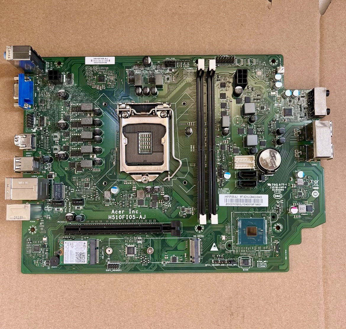 原装宏碁H510FI05-AJ主板 H510芯片组 支持11代CPU