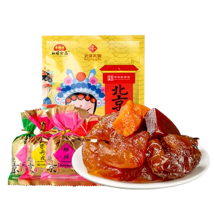 红螺食品果脯 苹果脯梨脯桃脯多口味蜜饯果干什锦果脯北京特产