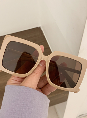 2021新款大框方形素颜复古墨镜女韩版个性百搭潮流网红款太阳镜潮