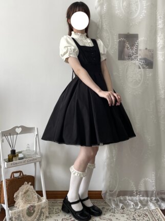 现货 月光曲 优雅JSK 无袖连衣裙 Lolita  SoulFaith RoseLyric