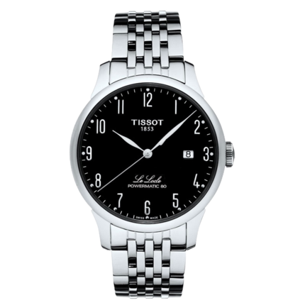 tissot天梭男表力洛克407日历钢带手表机械表t006.407.11.052.00