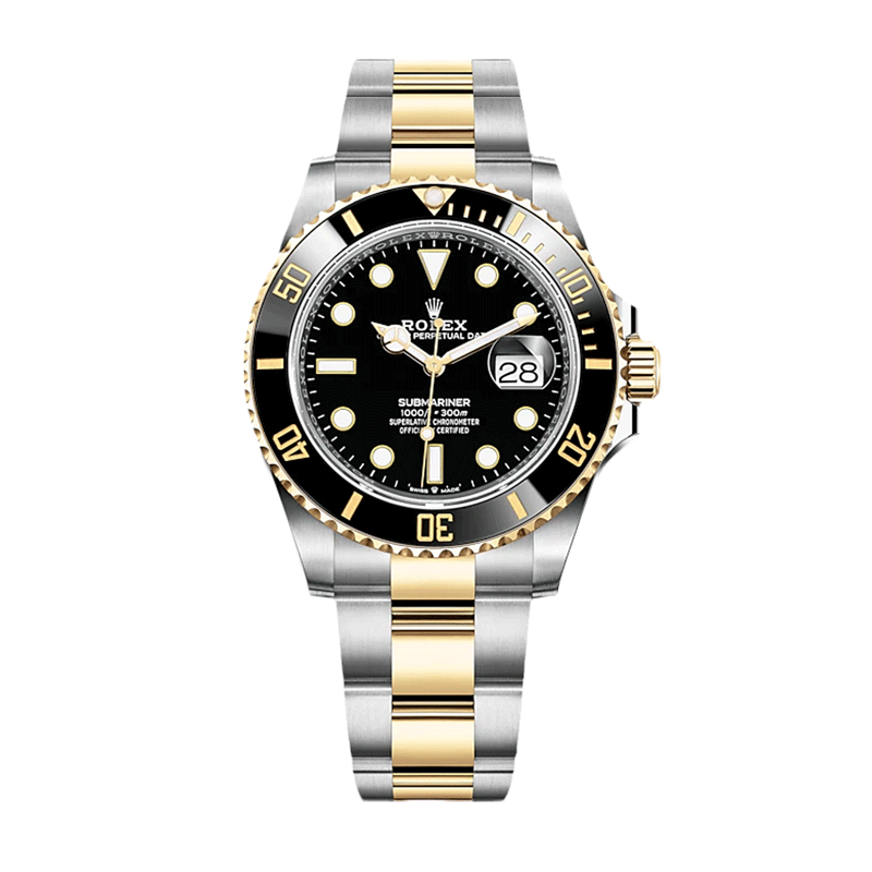 rolex劳力士手表潜航者男表间金黑水鬼钢带机械表m126613ln-0002