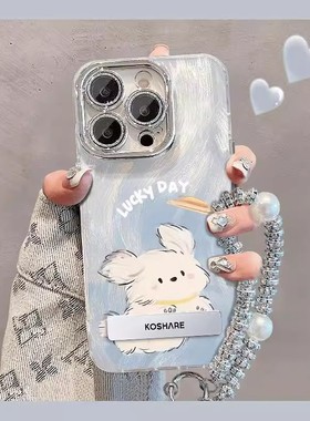 飞盘小狗小米15手机壳适用红米k80至尊Redmik70ultra/60/50/40新款note15/14/13/12turbo4全包civi5pro镜头膜