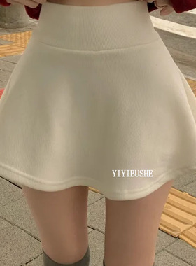 韩国代购正品 LR257超火减龄~巨好看显瘦百搭高腰A字半身裙裤