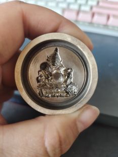 黄财神擦擦模具尺寸3.7厘米黄铜材质支持定制和复刻老擦模