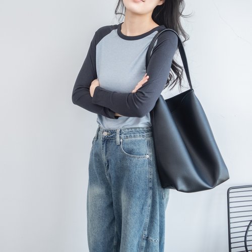 女休闲慵懒风高弹力天丝上衣T恤