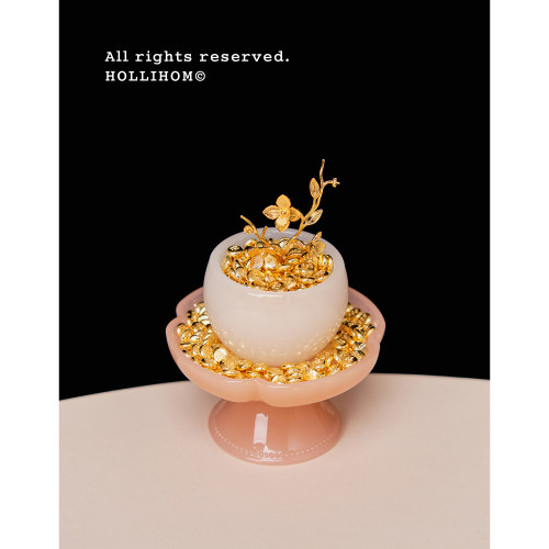 逅里「富吉安」新中式清供国风小摆件聚宝盆书架入户玄关高级装饰