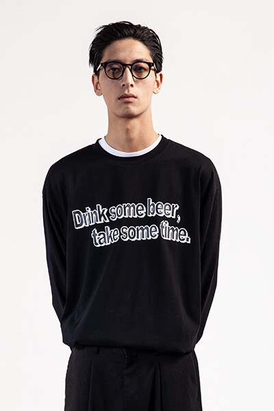 Urban ATMAN2020DrinkSomebeerTEE打底ins风潮流宽松印花长袖T恤在类目 男装, T恤中 - 来自Buy2taobao.com提供专业的淘宝代购服务