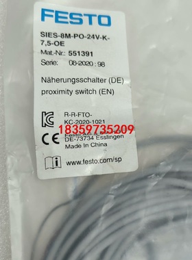 FESTO费斯托传感器551391议价