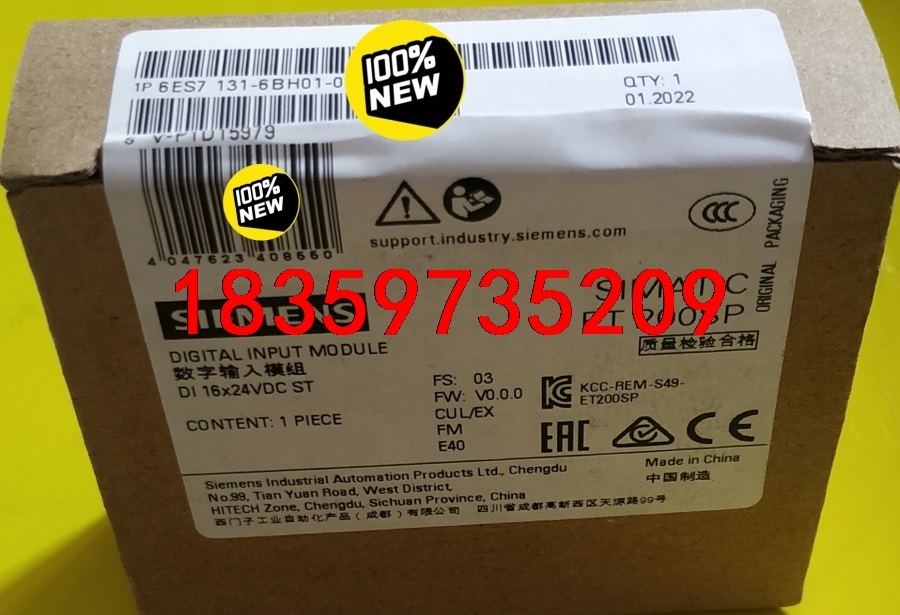 西门子1P6ES7131-6BH01-0BAO数字输入模组现议价