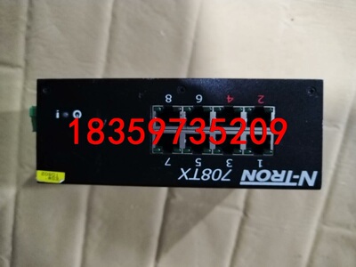 N-TRON美国恩创  8口管理型工业交机708TX原装进口议价