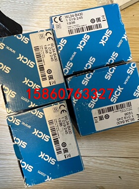 Sick 光电开关WL34-B430 1019245,全新，议价