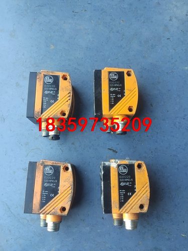 易福门传感器O2D220实物拍照，二手拆机的，一共有4个，都议价