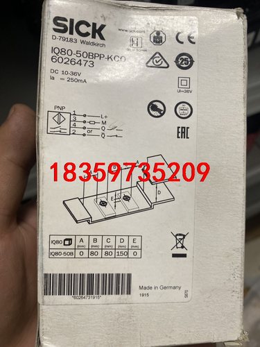 SICK接近开关IQ80-50BPP-KC0议价