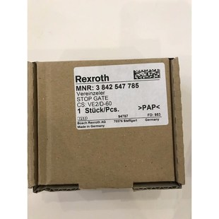 Rexroth 力士乐3842547785议价 VE2