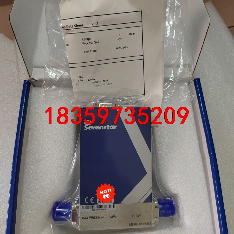 七星流量计CS200A，O2，3SLM，年份2023年带报告议价