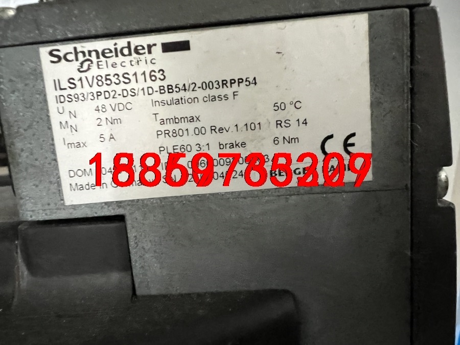 施耐德伺服电机ILS1V853S1163议价