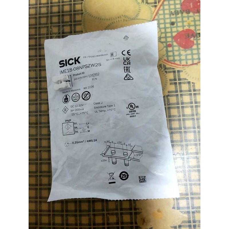 SICK  IME18-08NPSZW2S传感器一个全新的有议价