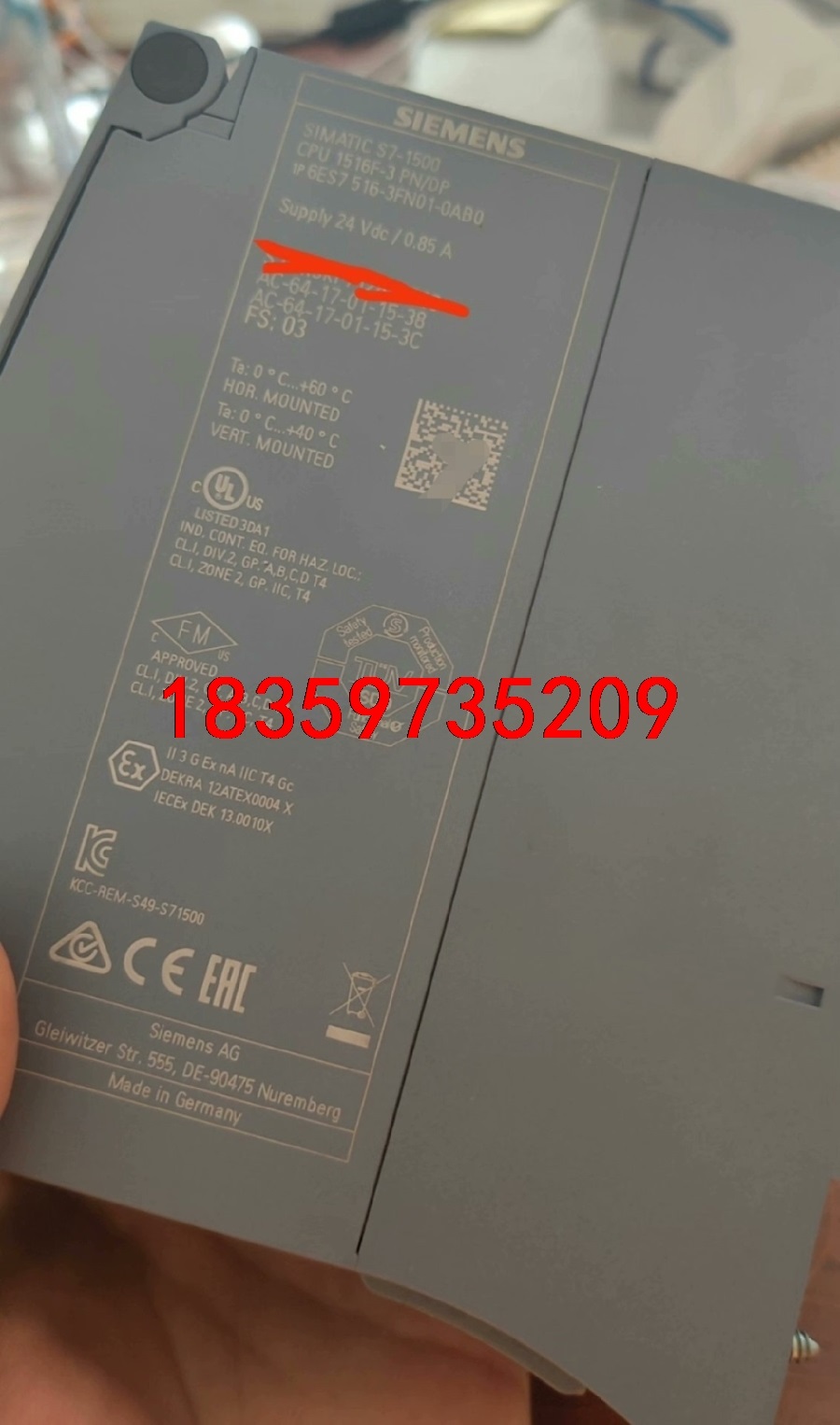 全新 6ES7516-3FN01-0AB0议价