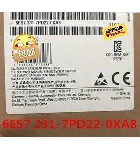 全新未开封6ES7231-7PD22-0XA8产品质保一年议价